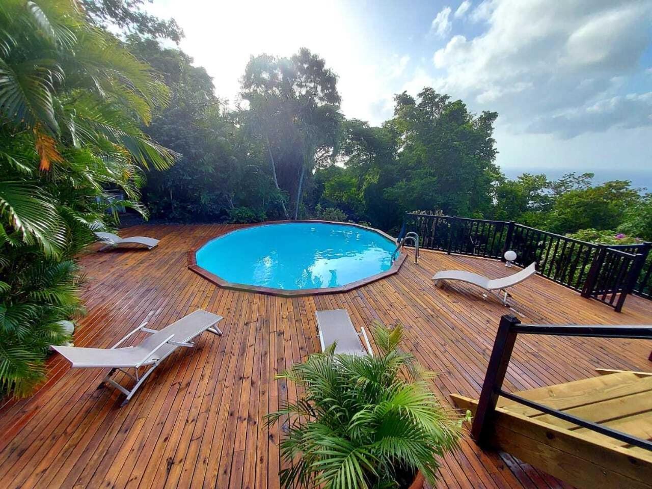 Villa Du Jardin Botanique, Ex. Propriete Coluche Deshaies Exterior photo